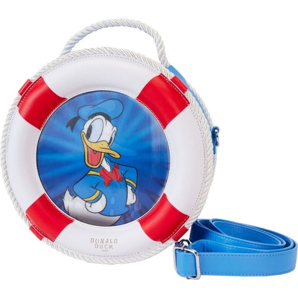Donald Duck Lifebuoy Loungefly Crossbody Bag Disney Cruise